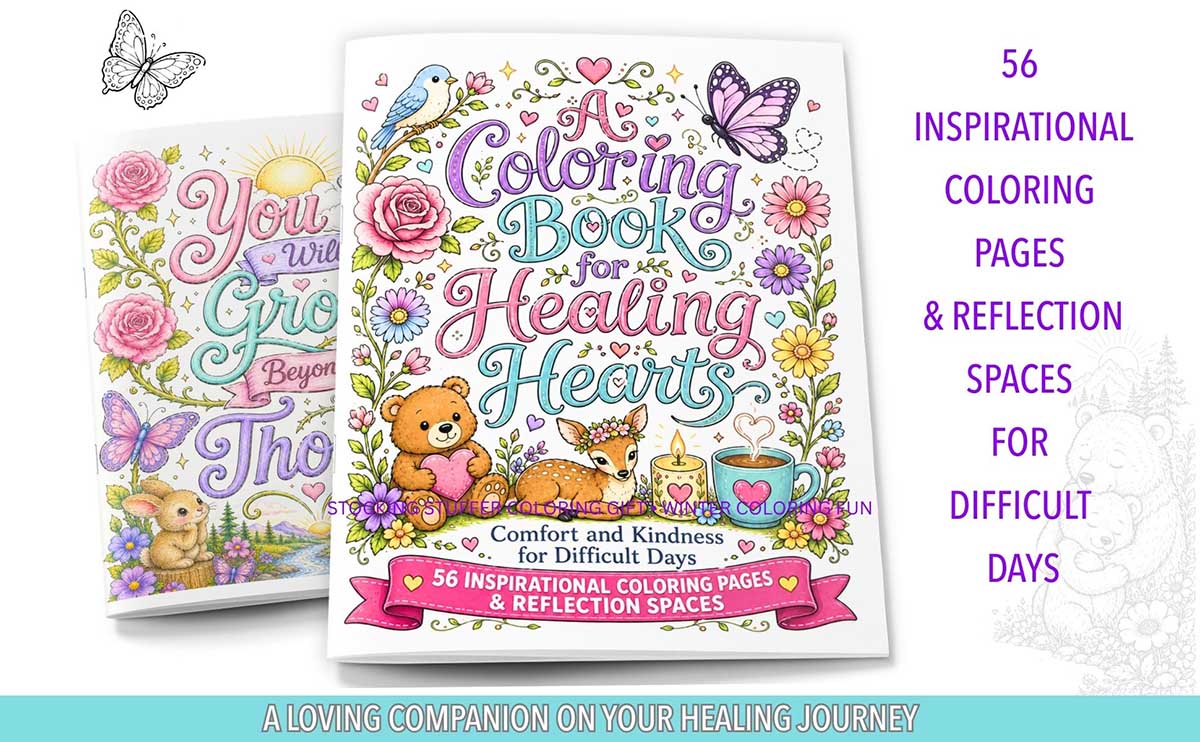 44 Heart Themed Mandala Coloring Meditations